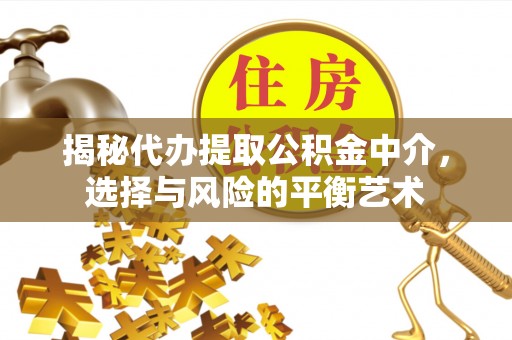 阿合奇揭秘代办提取公积金中介，选择与风险的平衡艺术
