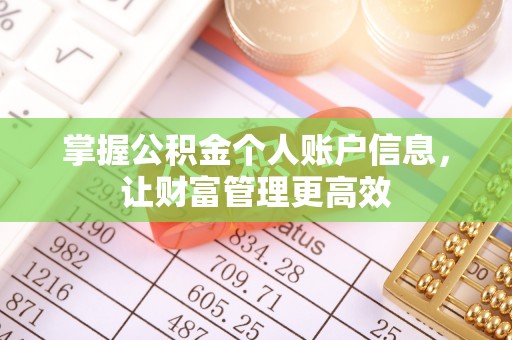 南岗掌握公积金个人账户信息，让财富管理更高效
