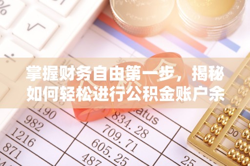 楠梓掌握财务自由第一步，揭秘如何轻松进行公积金账户余额查询