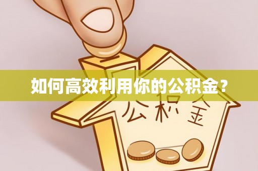 温县如何高效利用你的公积金？