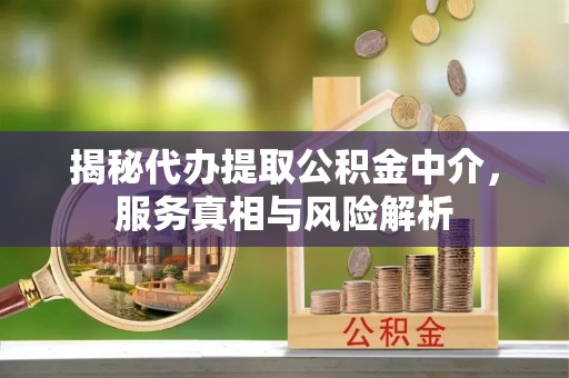 新昌揭秘代办提取公积金中介，服务真相与风险解析