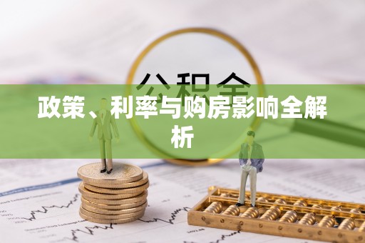 东坡政策、利率与购房影响全解析