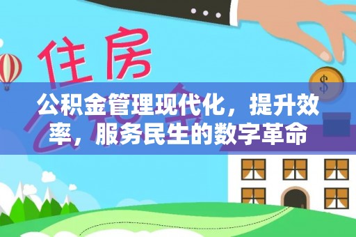 合江公积金管理现代化，提升效率，服务民生的数字革命