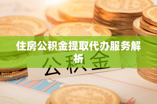 大化住房公积金提取代办服务解析