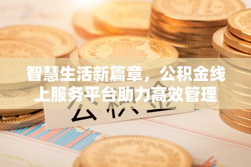木里智慧生活新篇章，公积金线上服务平台助力高效管理