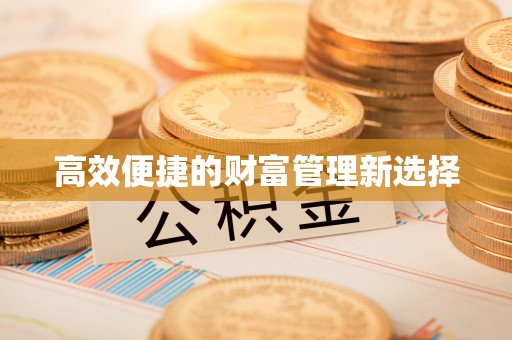 渝中高效便捷的财富管理新选择